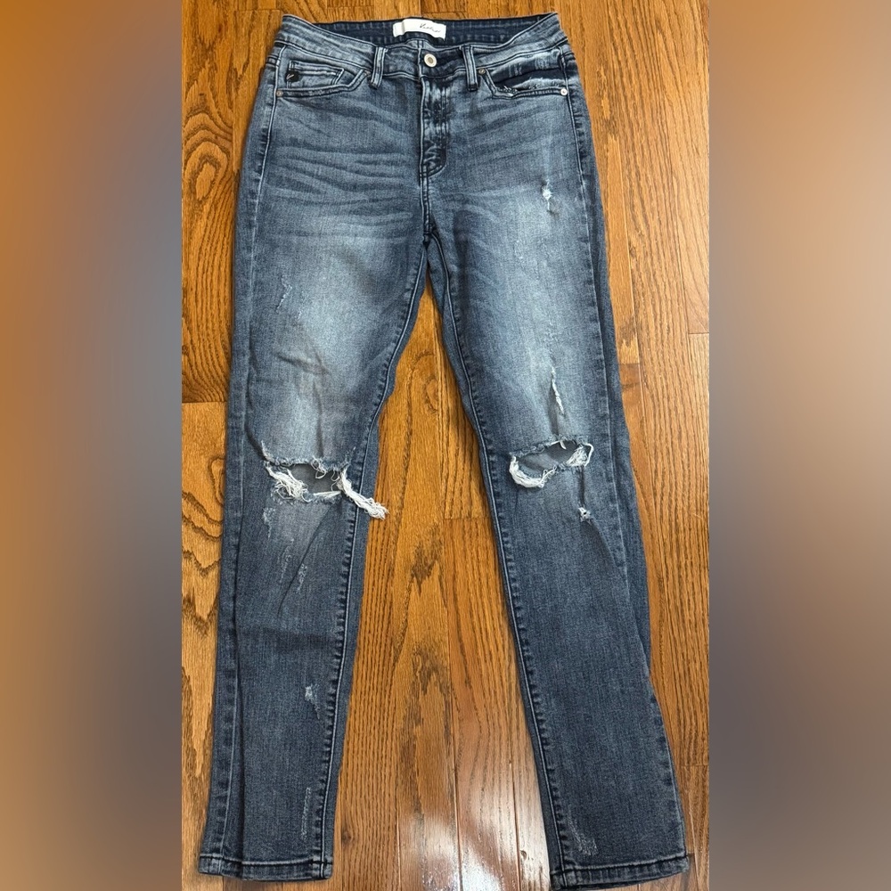 KanCan Distressed Blue Skinny Jeans
